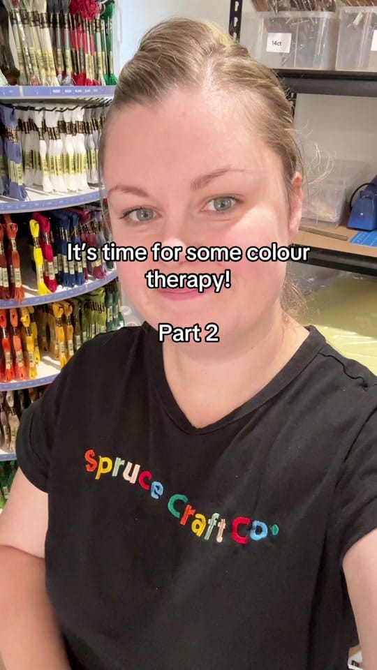 Post 8 by Elise | Spruce Cross Stitch on TikTok (video)