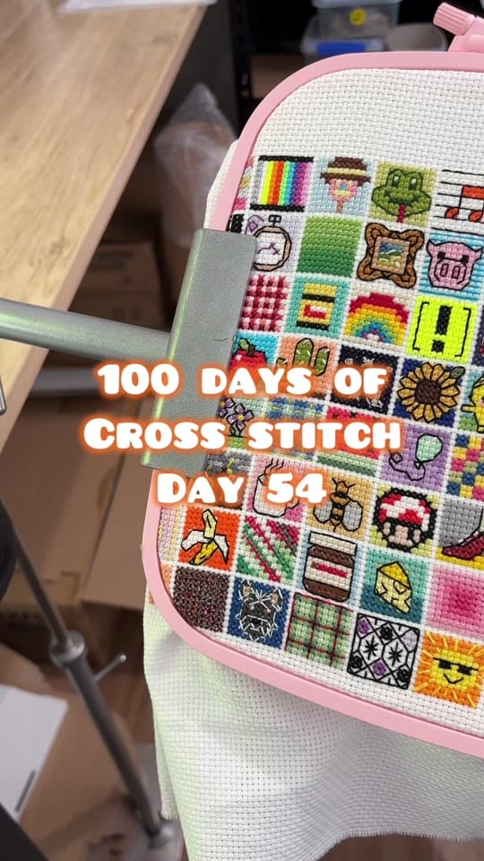 Post 2 by Elise | Spruce Cross Stitch on TikTok (video)