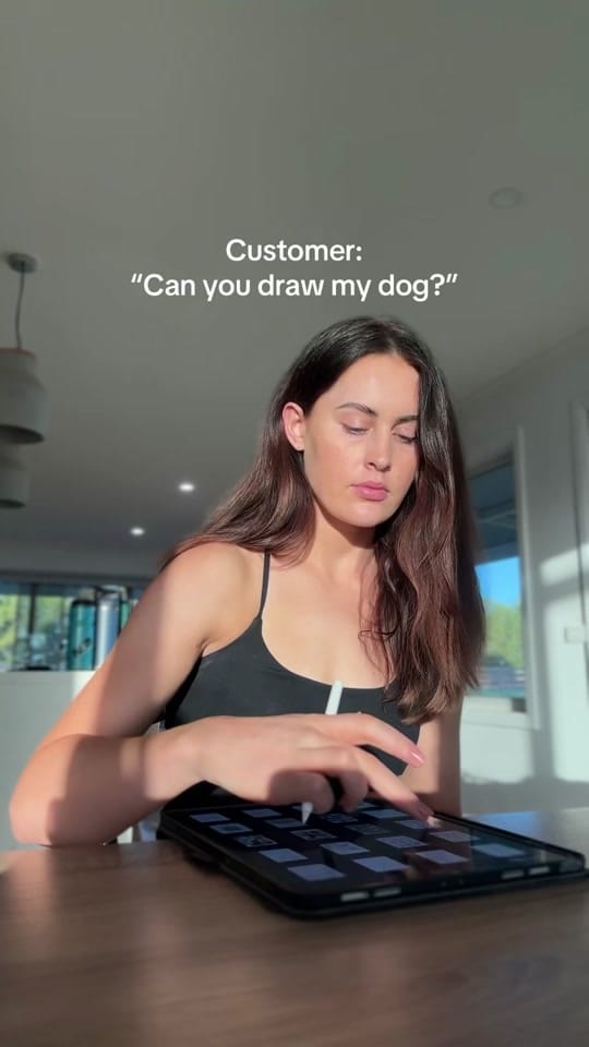 Post 3 by Caitlin Grace Art on TikTok (video)