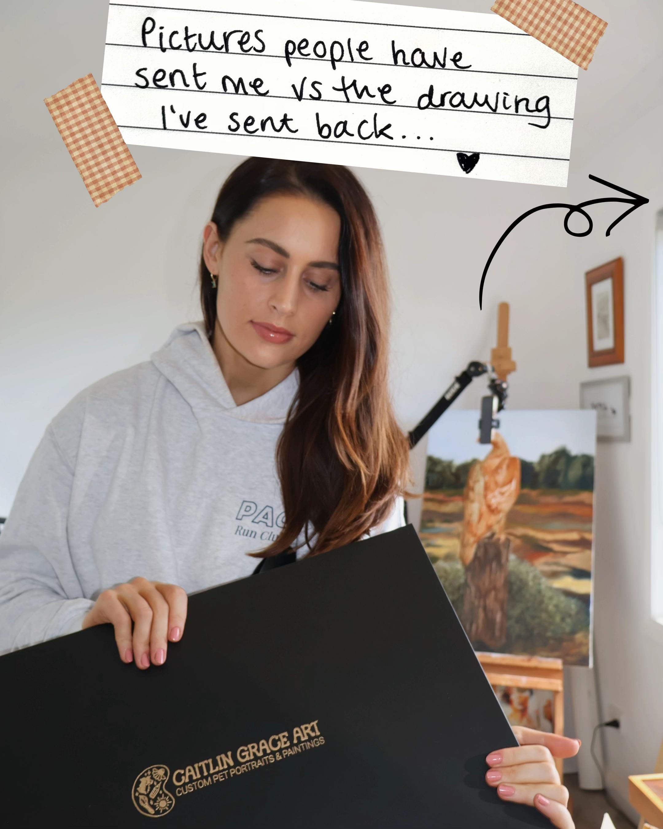 Post 7 by Caitlin Grace Art on TikTok (video)