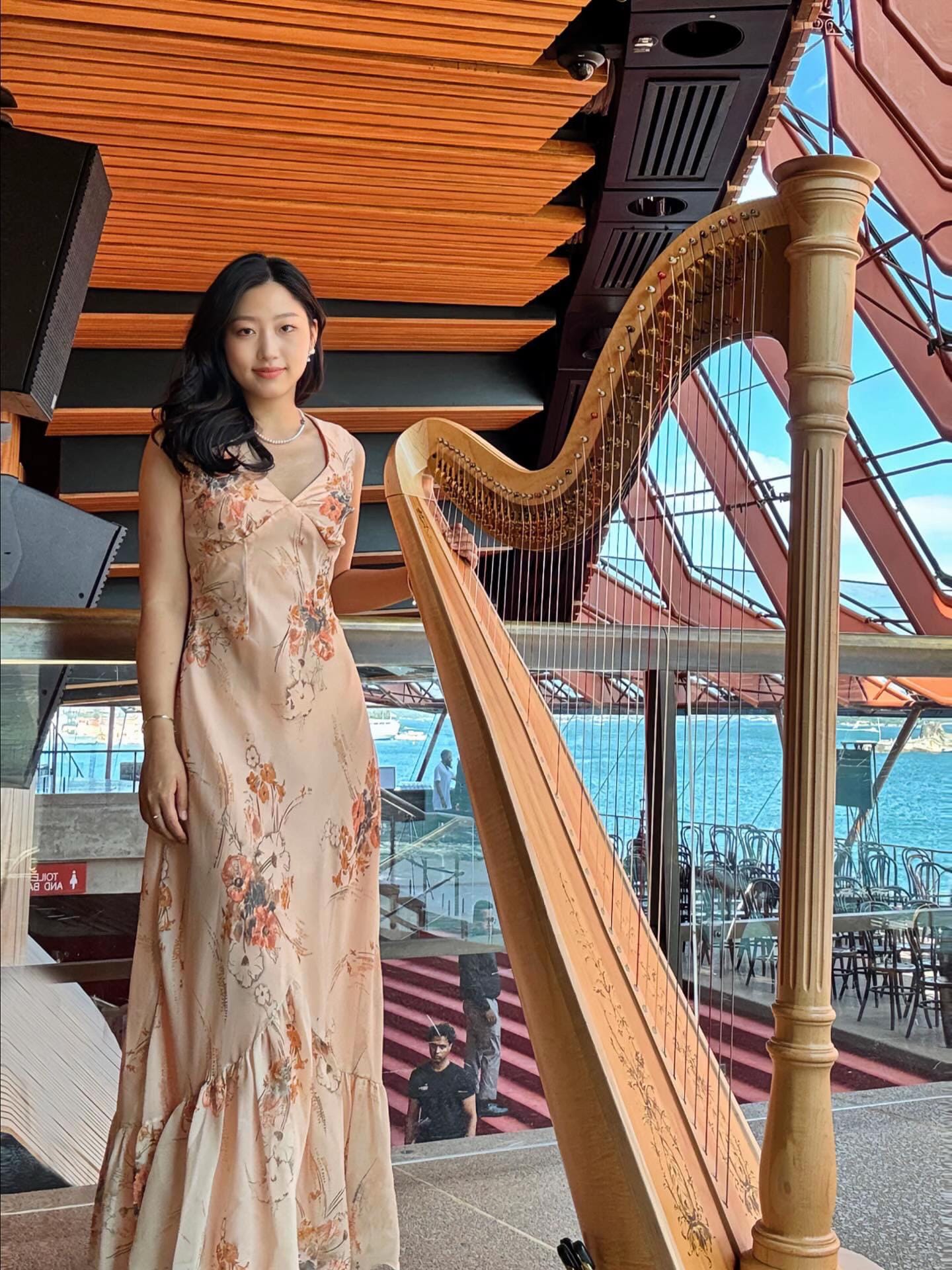Post 1 by Evelyn Sydney Harpist on TikTok (video)