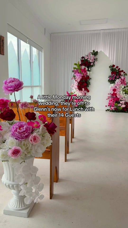 Post 7 by Adelaide Wedding Chapel on TikTok (video)
