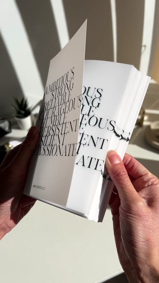 Post 9 by May Paper Co. | Stationery on TikTok (video)