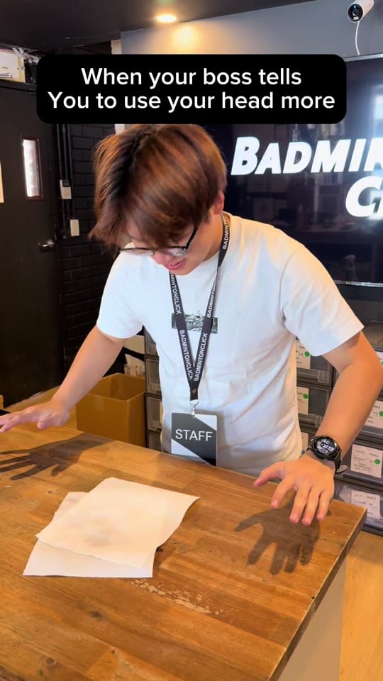 Post 7 by Badminton Click on TikTok (video)