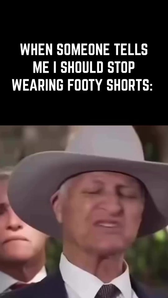 Post 3 by Aussie Footy Shorts on TikTok (video)