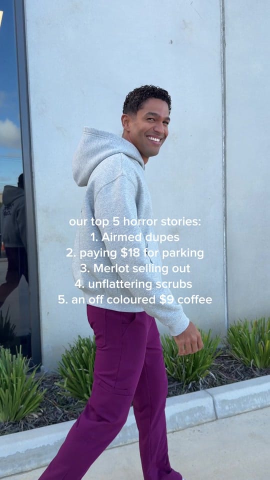 Post 4 by Airmed Scrubs on TikTok (video)