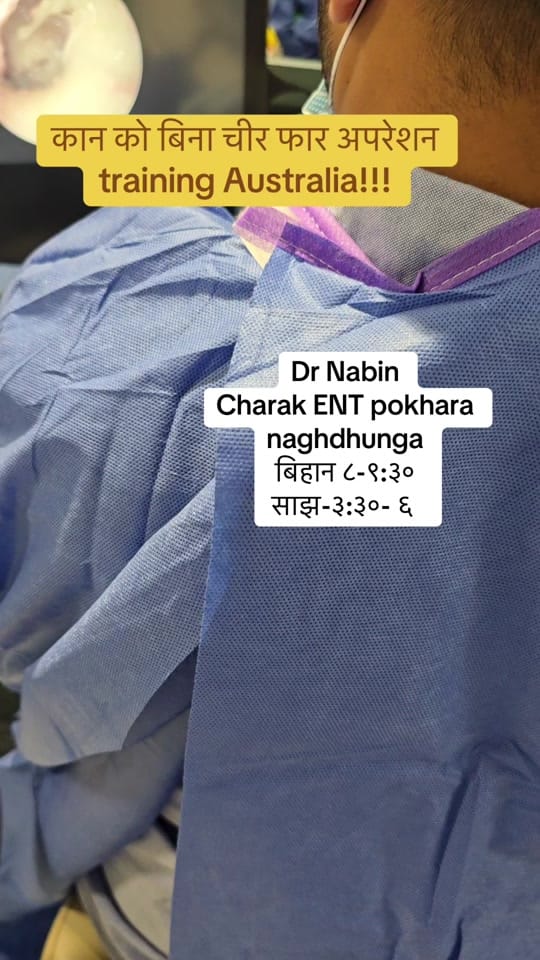 Post 8 by CharakENT Center Pokhara(nabin on TikTok (video)
