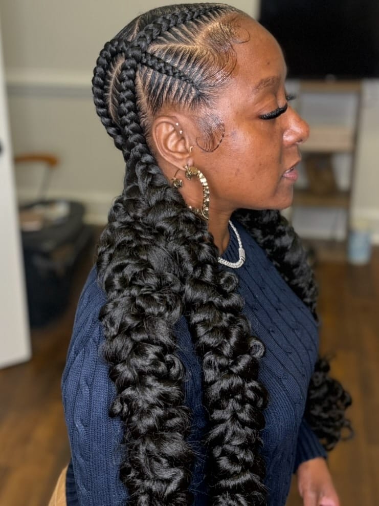 Post 2 by Braidsbykeee on Instagram (carousel)