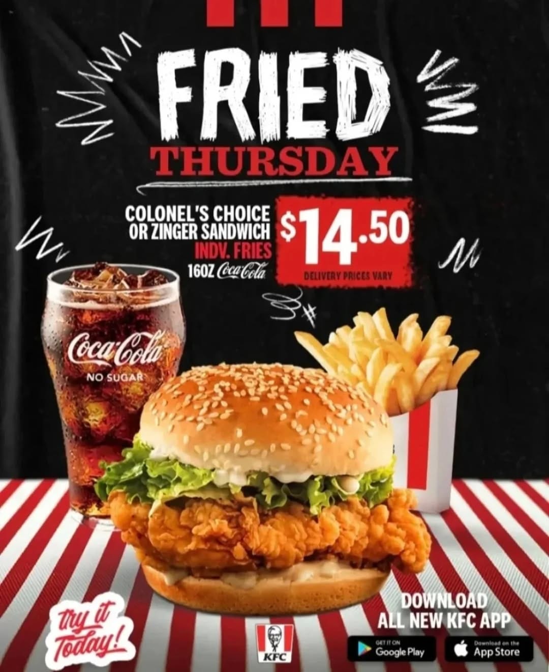 Post 9 by KFC BARBADOS on Instagram (image)