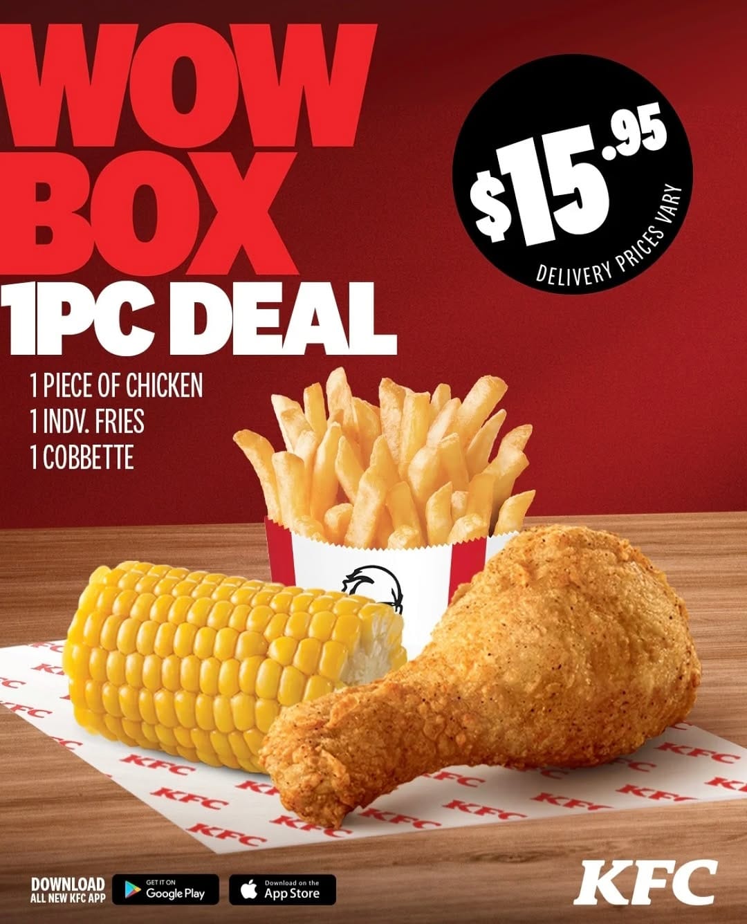 Post 1 by KFC BARBADOS on Instagram (image)