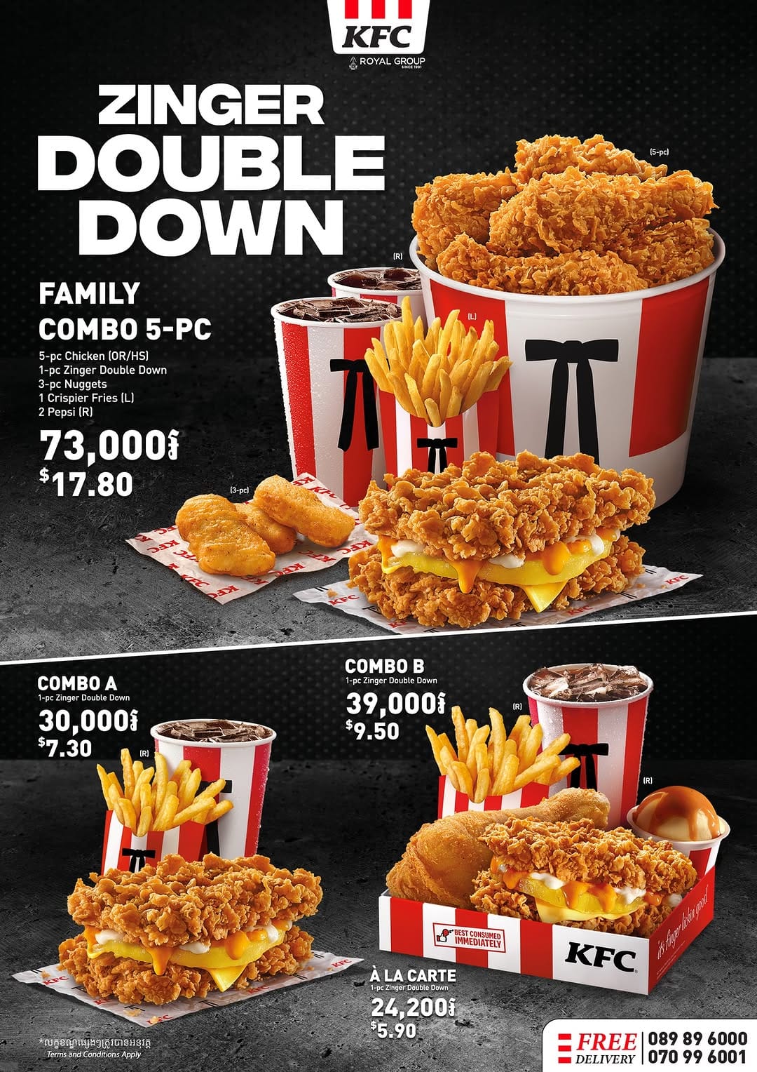 Post 2 by KFC Cambodia on Instagram (image)