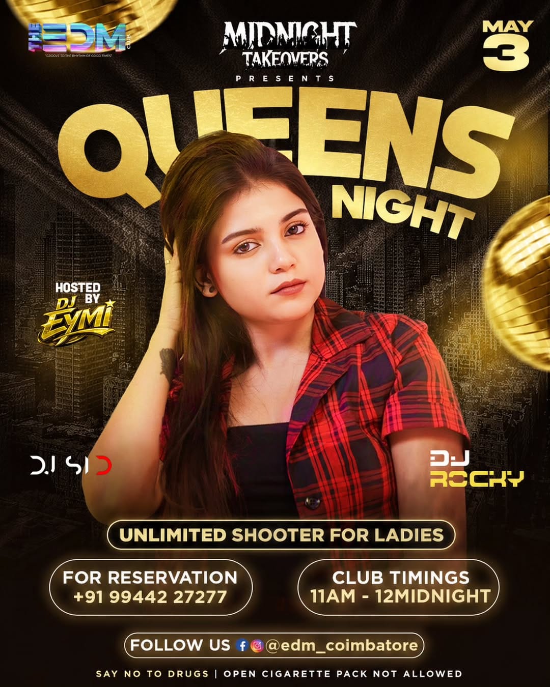 Post 8 by Edm Club | Coimbatore | Bar | Night Club | Restaurant | Events on Instagram (image)