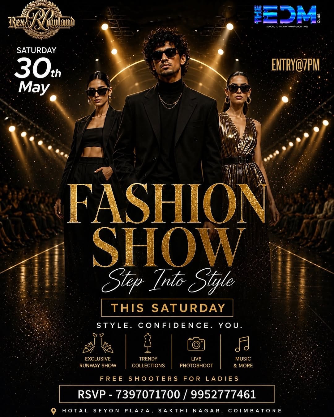 Post 3 by Edm Club | Coimbatore | Bar | Night Club | Restaurant | Events on Instagram (image)