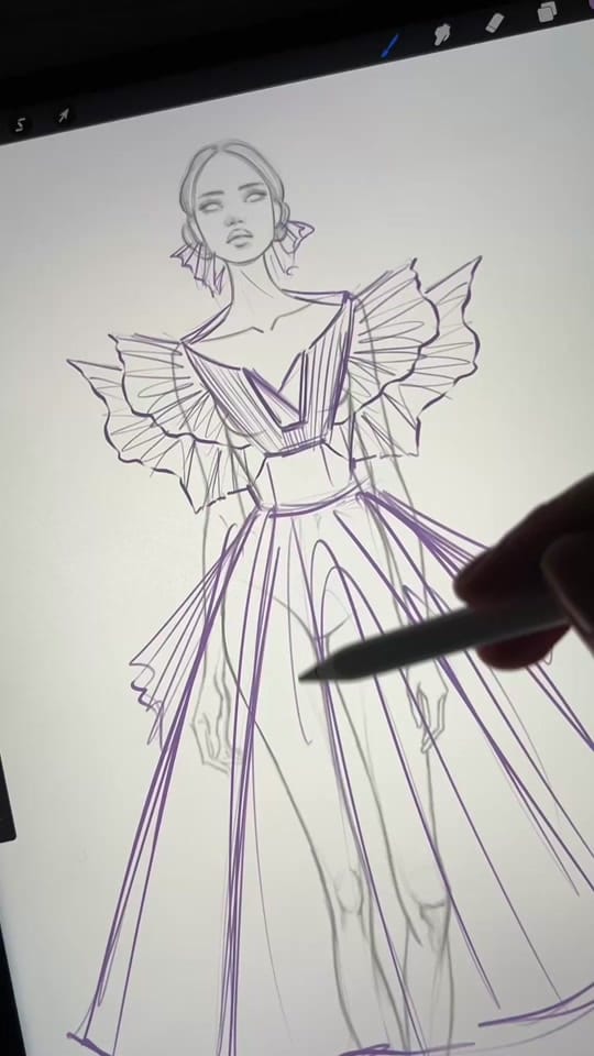 Post 1 by Oxana | Fashion designer on TikTok (video)