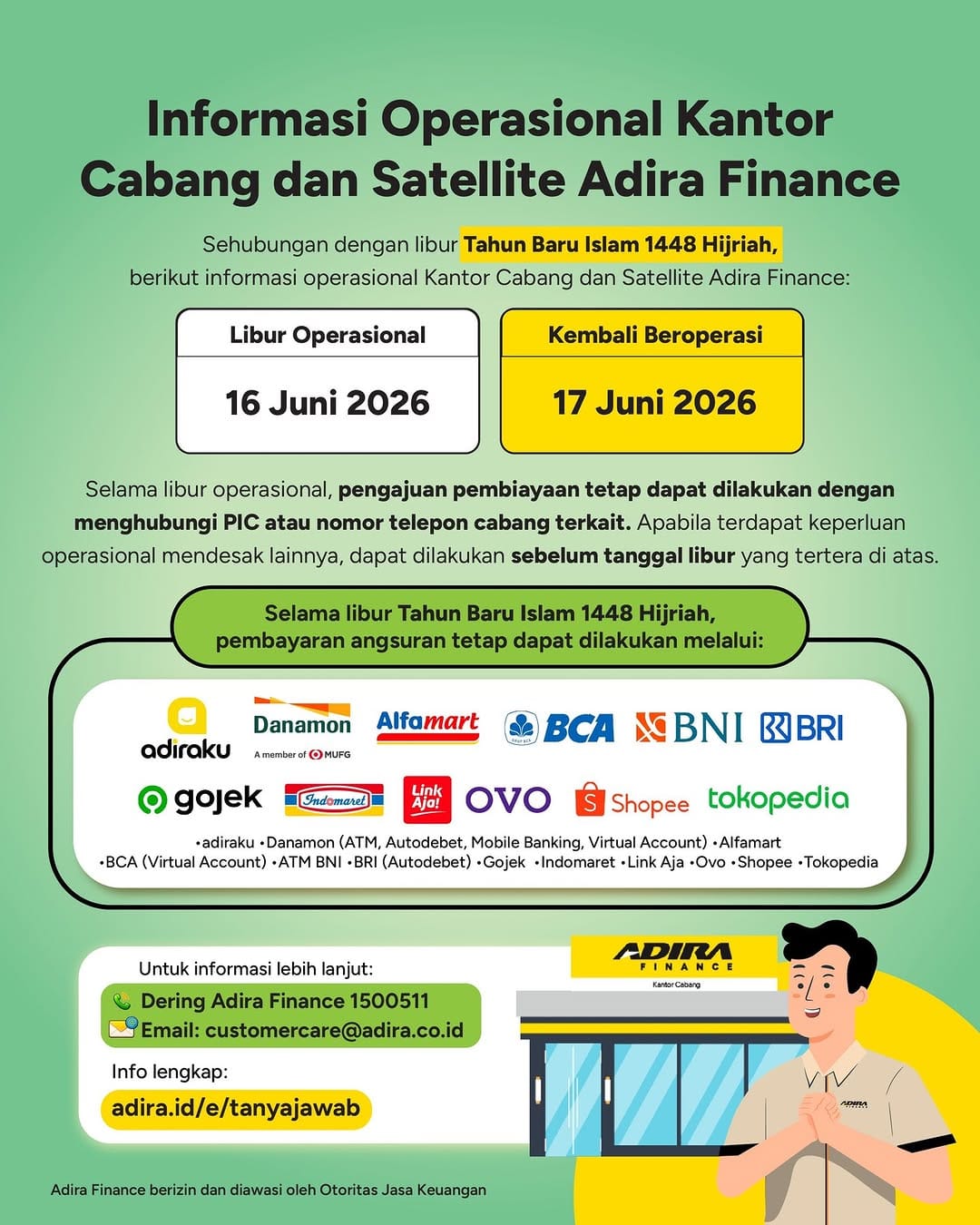 Post 7 by Adira Finance on Instagram (image)