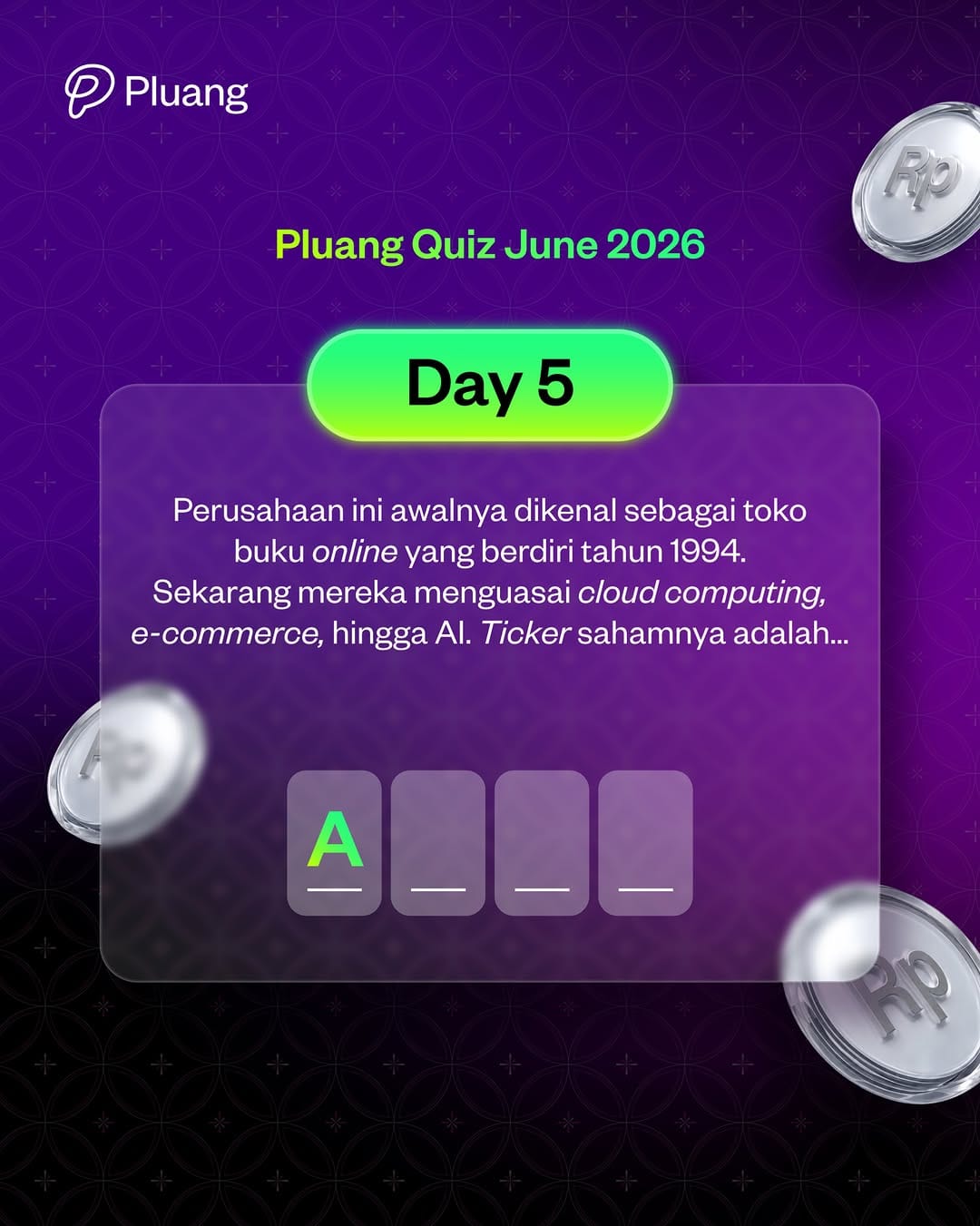 Post 5 by Pluang - Aplikasi Saham, Crypto, Emas dan Reksa Dana on Instagram (image)