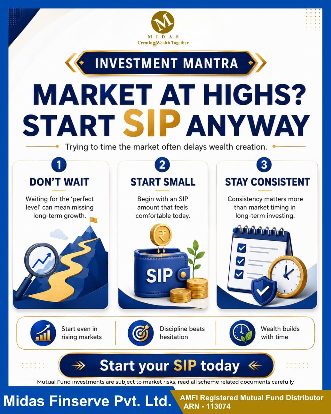 Post 5 by Midas Finserve | Mutual Fund Distributor | Insurance Advisor on Instagram (image)