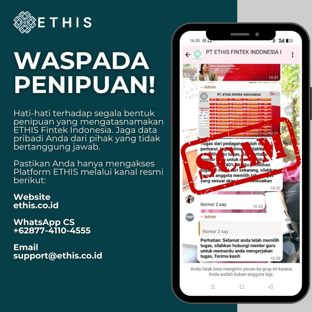 Post 1 by ETHIS Fintek Indonesia on Instagram (image)