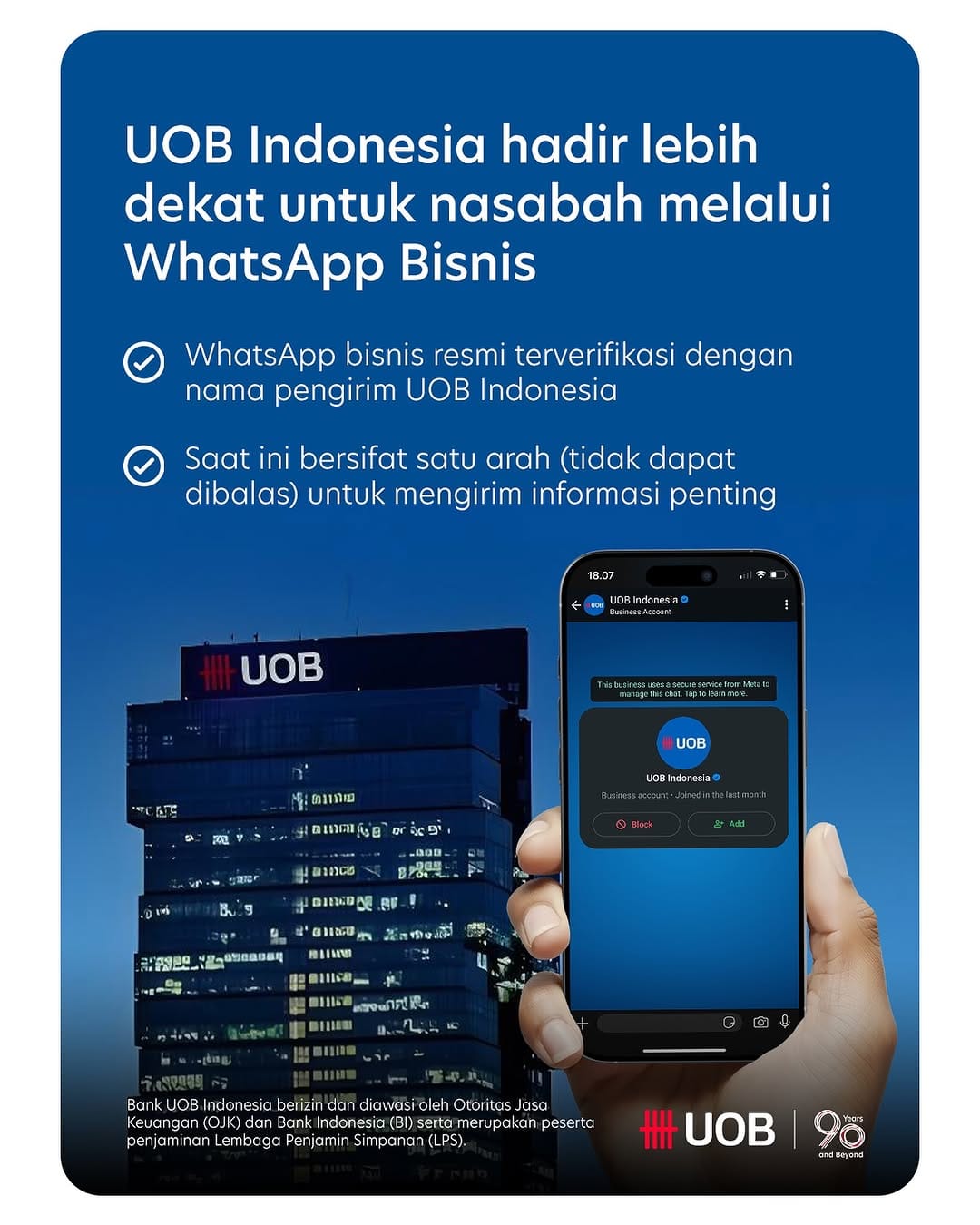 Post 10 by UOB Indonesia on Instagram (image)