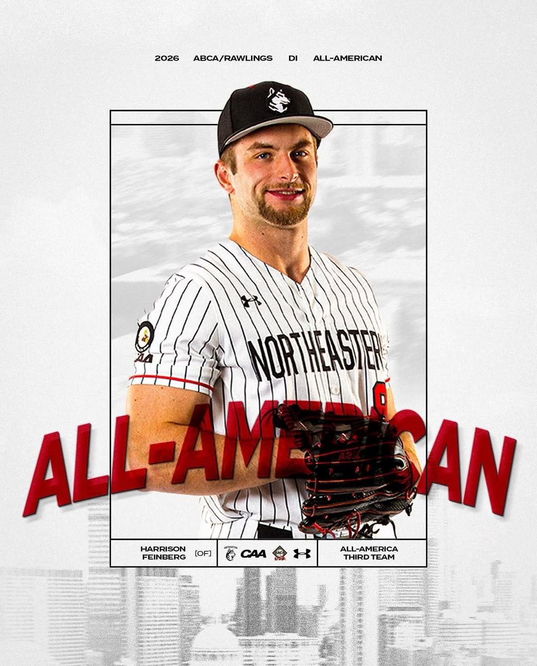 Post 3 by Northeastern Baseball on Instagram (image)