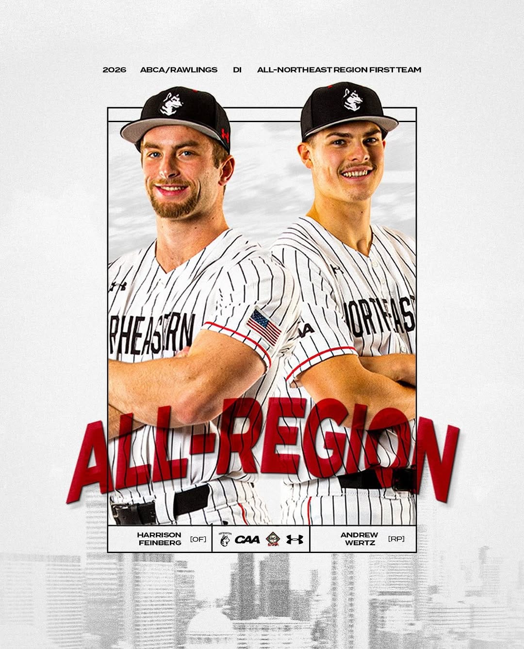 Post 7 by Northeastern Baseball on Instagram (carousel)