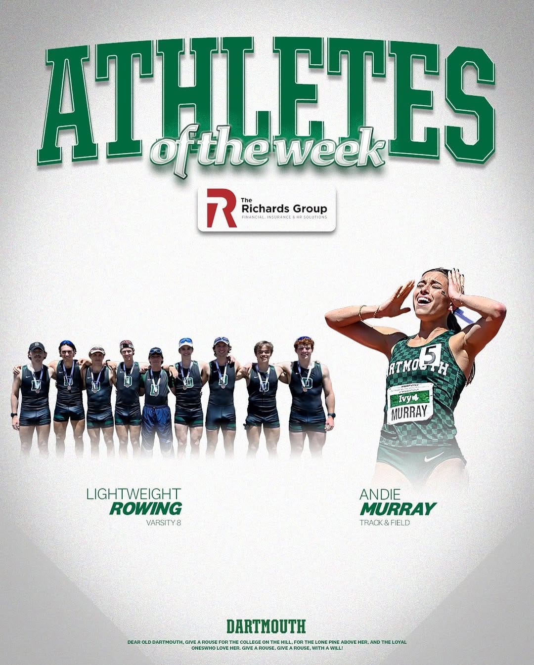 Post 9 by Dartmouth Sports on Instagram (image)