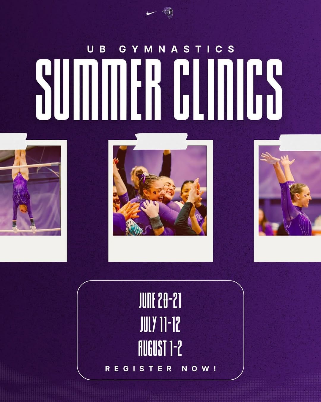 Post 8 by University of Bridgeport Gymnastics on Instagram (image)