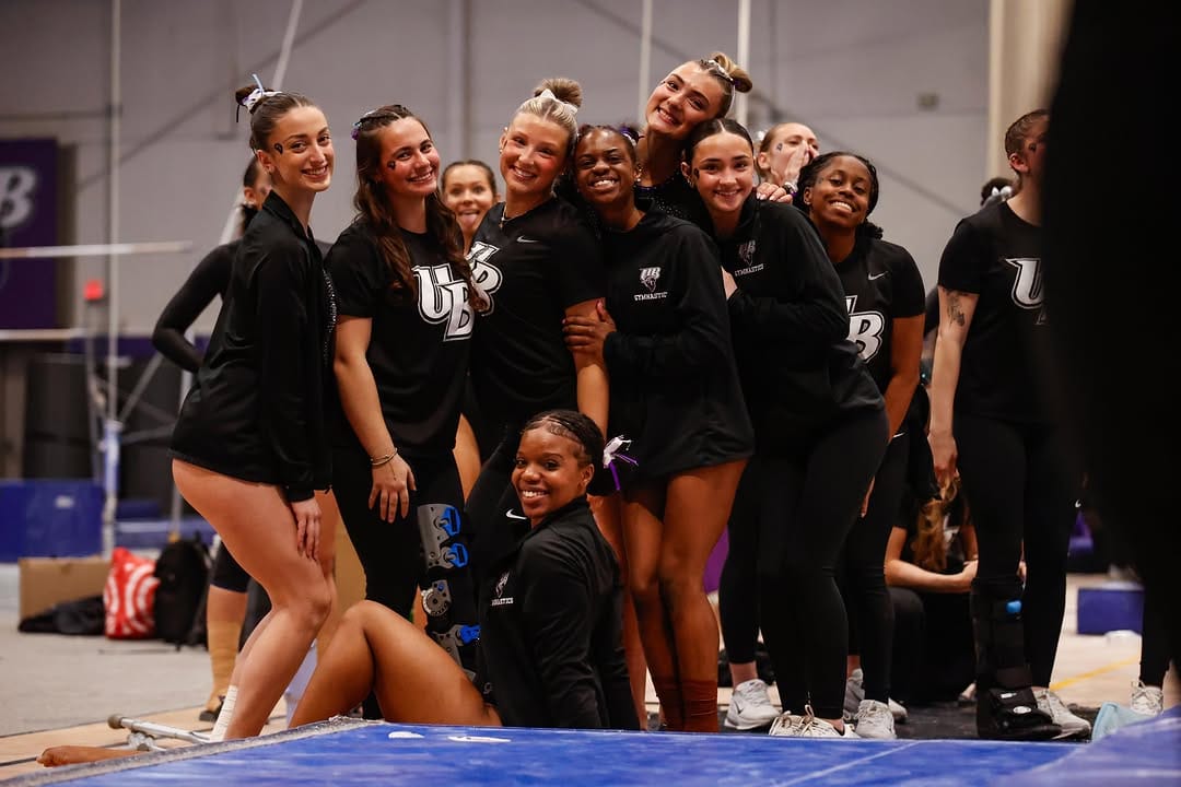 Post 7 by University of Bridgeport Gymnastics on Instagram (image)