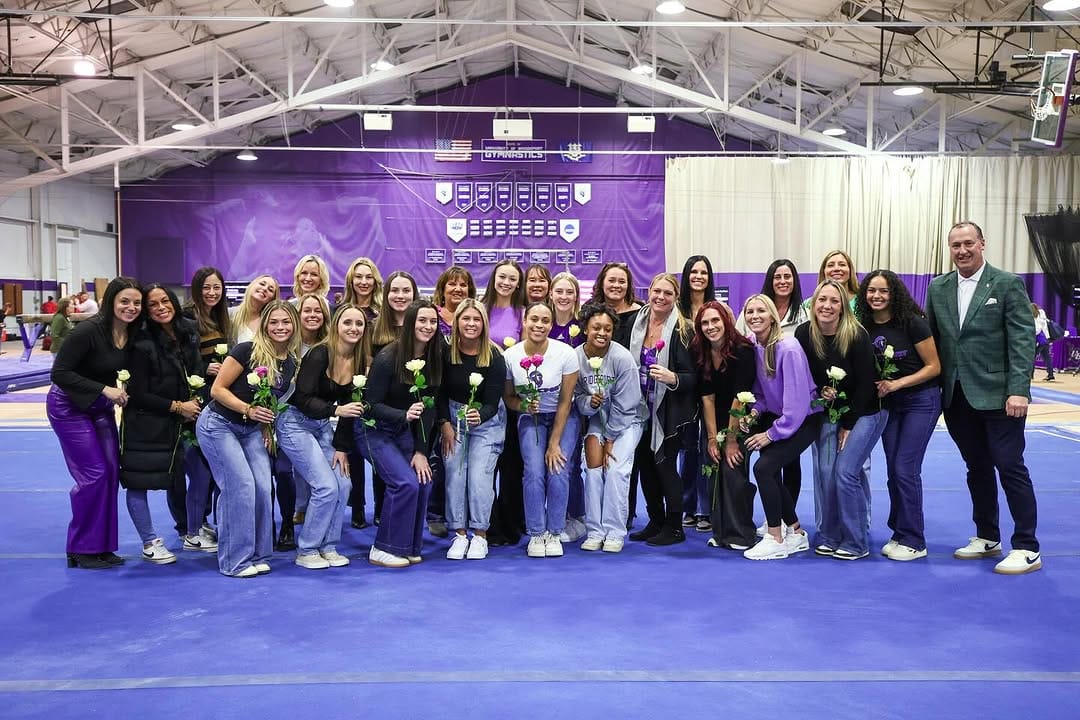 Post 10 by University of Bridgeport Gymnastics on Instagram (carousel)