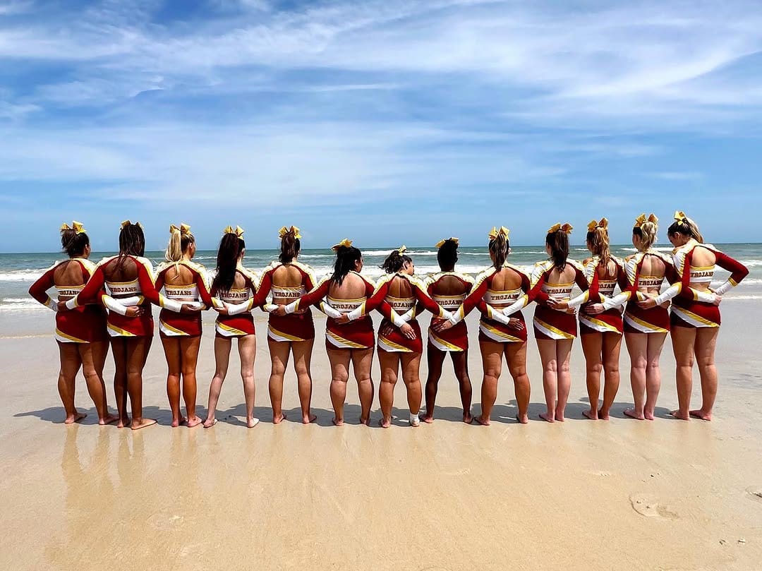 Post 10 by USC Cheer on Instagram (carousel)