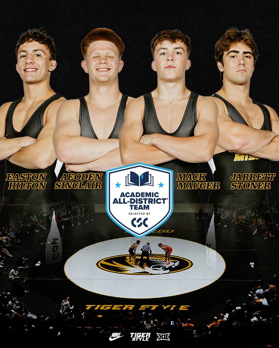 Post 1 by Mizzou Wrestling on Instagram (image)