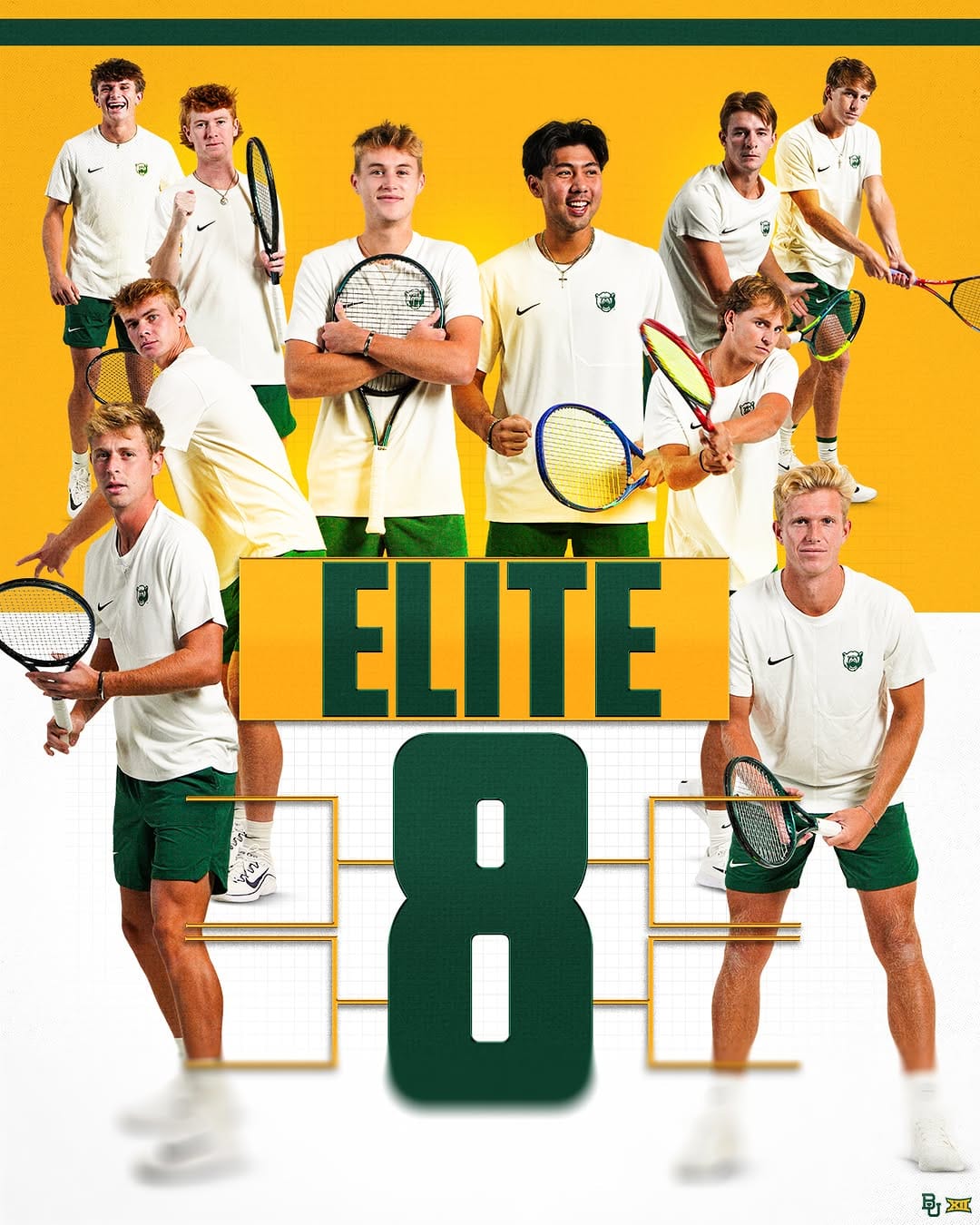 Post 8 by Baylor Men's Tennis on Instagram (image)