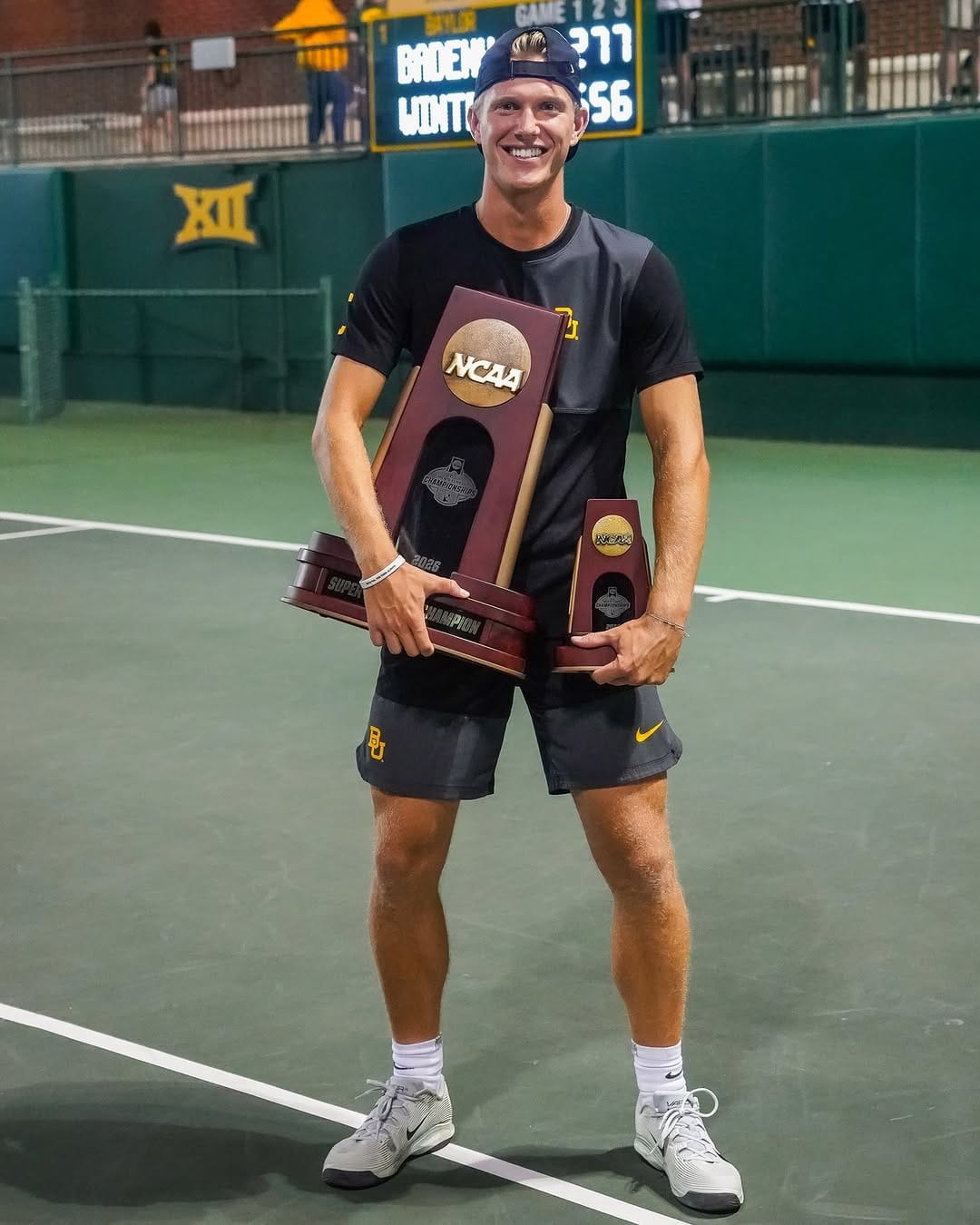 Post 7 by Baylor Men's Tennis on Instagram (carousel)