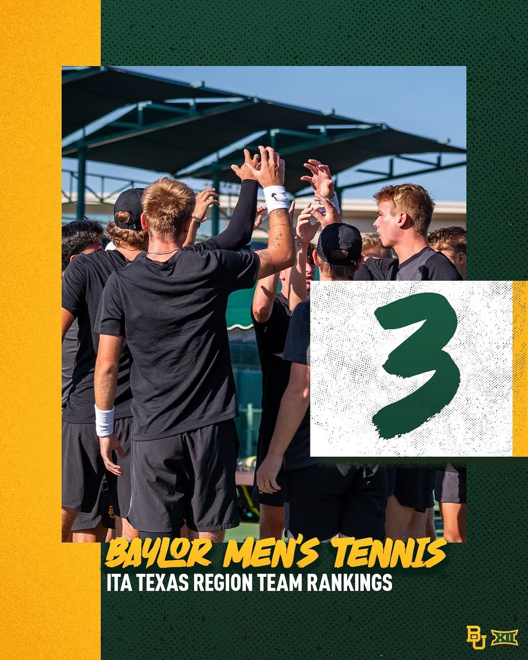 Post 5 by Baylor Men's Tennis on Instagram (carousel)