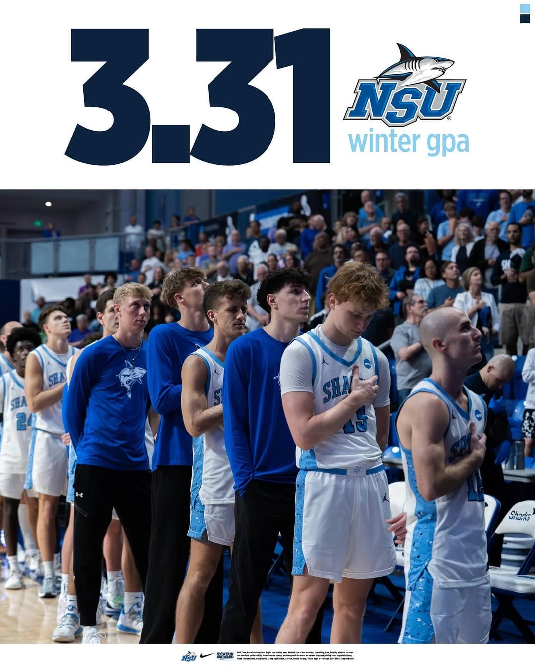 Post 1 by NSU Men’s Basketball on Instagram (image)