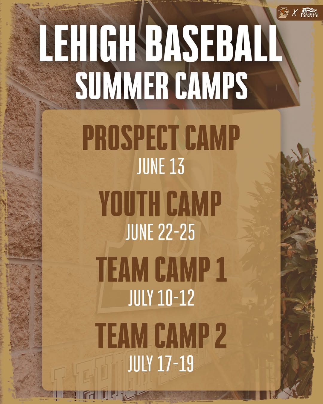 Post 5 by Lehigh Baseball on Instagram (image)