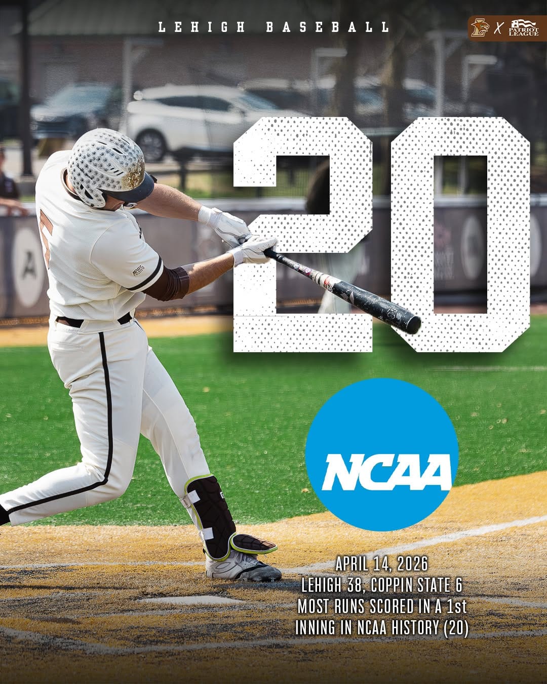 Post 10 by Lehigh Baseball on Instagram (carousel)