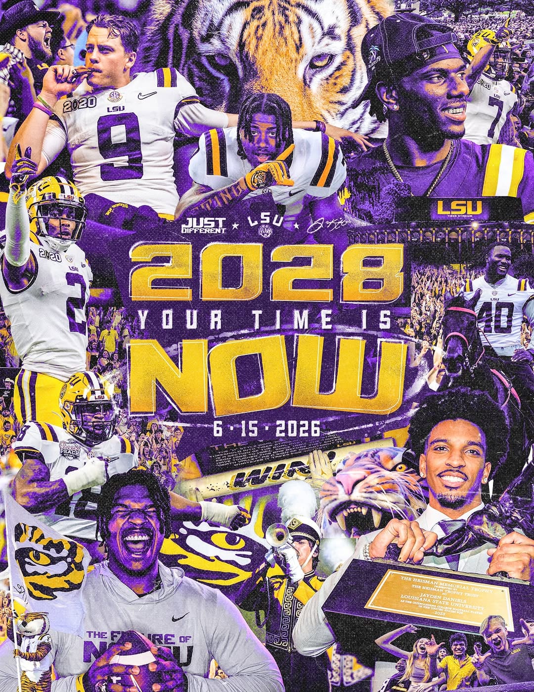 Post 4 by LSU Football on Instagram (image)