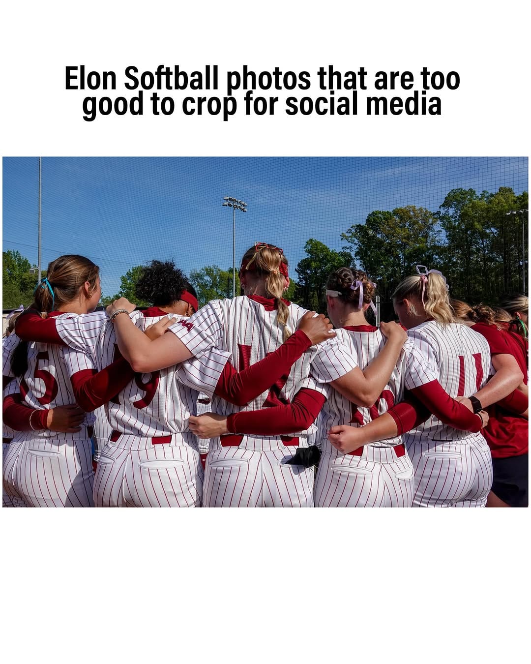 Post 1 by Elon University Softball on Instagram (carousel)