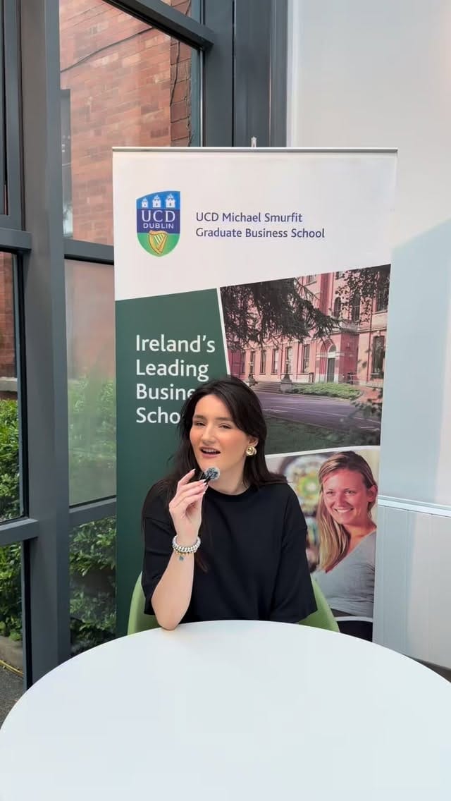 Post 7 by UCD Smurfit School on Instagram (video)