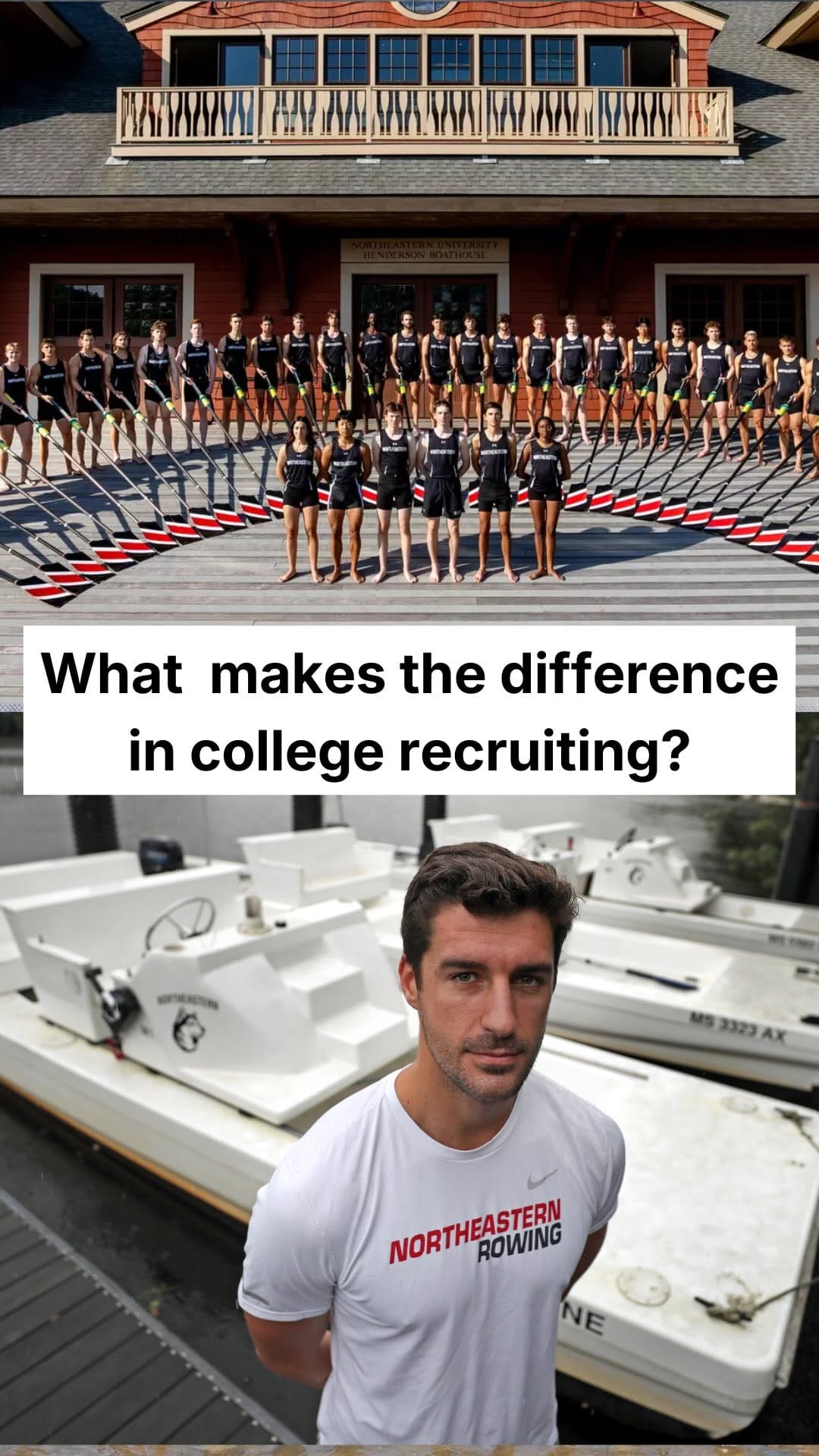 Post 1 by Northeastern U. Men's Rowing on Instagram (video)