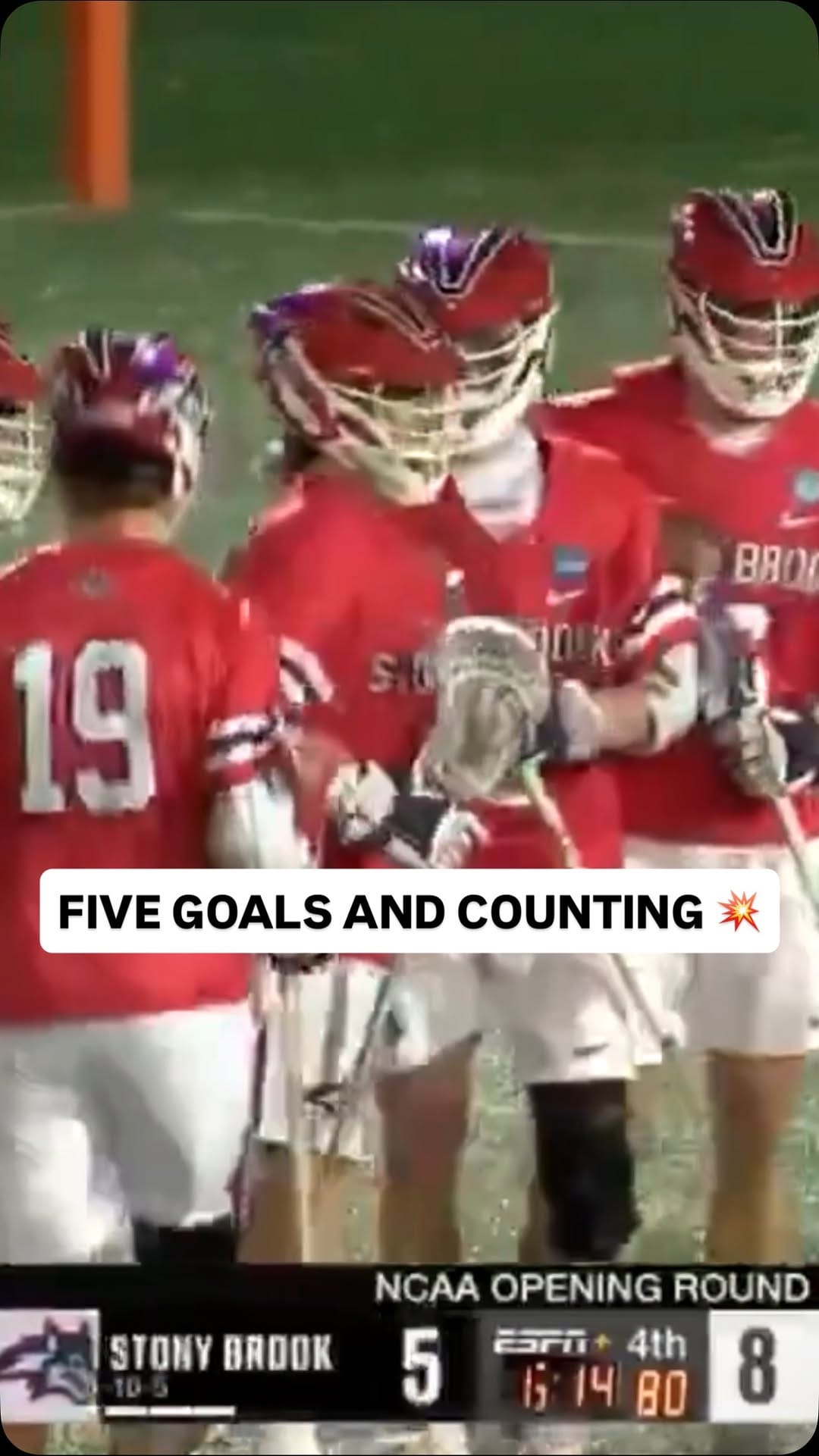 Post 7 by Stony Brook Men's Lacrosse on Instagram (video)