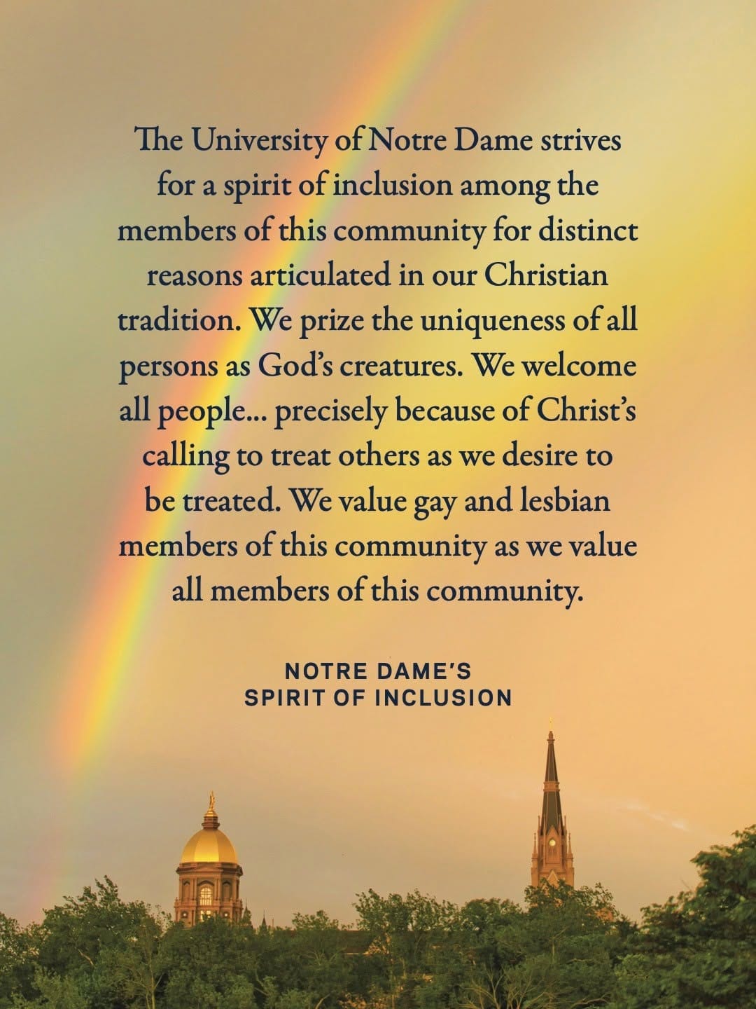 Post 6 by University of Notre Dame on Instagram (image)