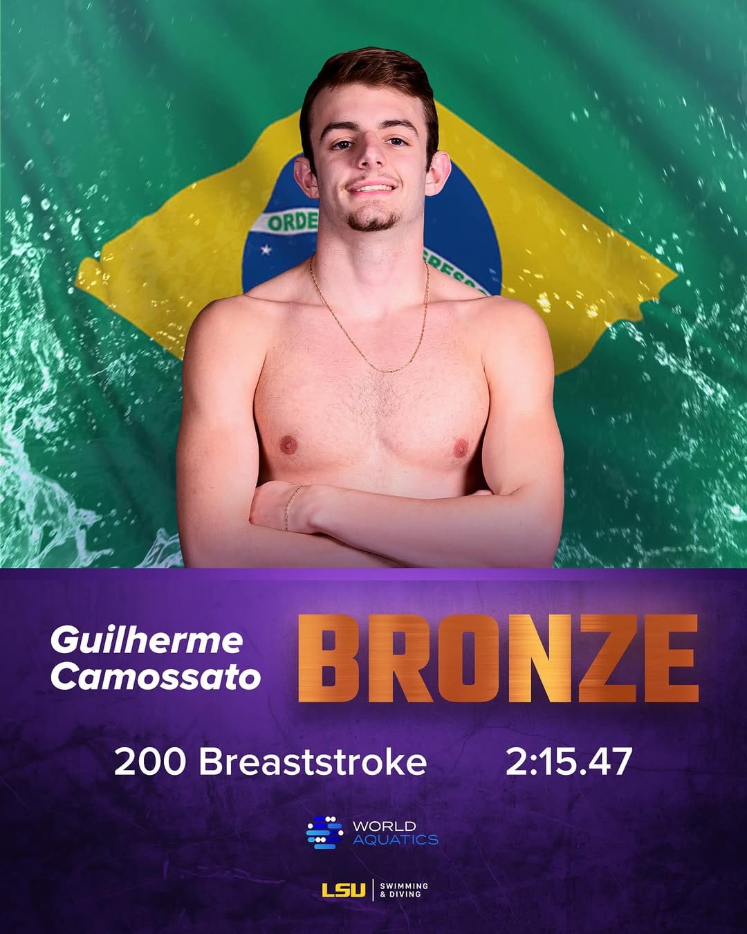 Post 6 by LSU Swimming & Diving on Instagram (image)