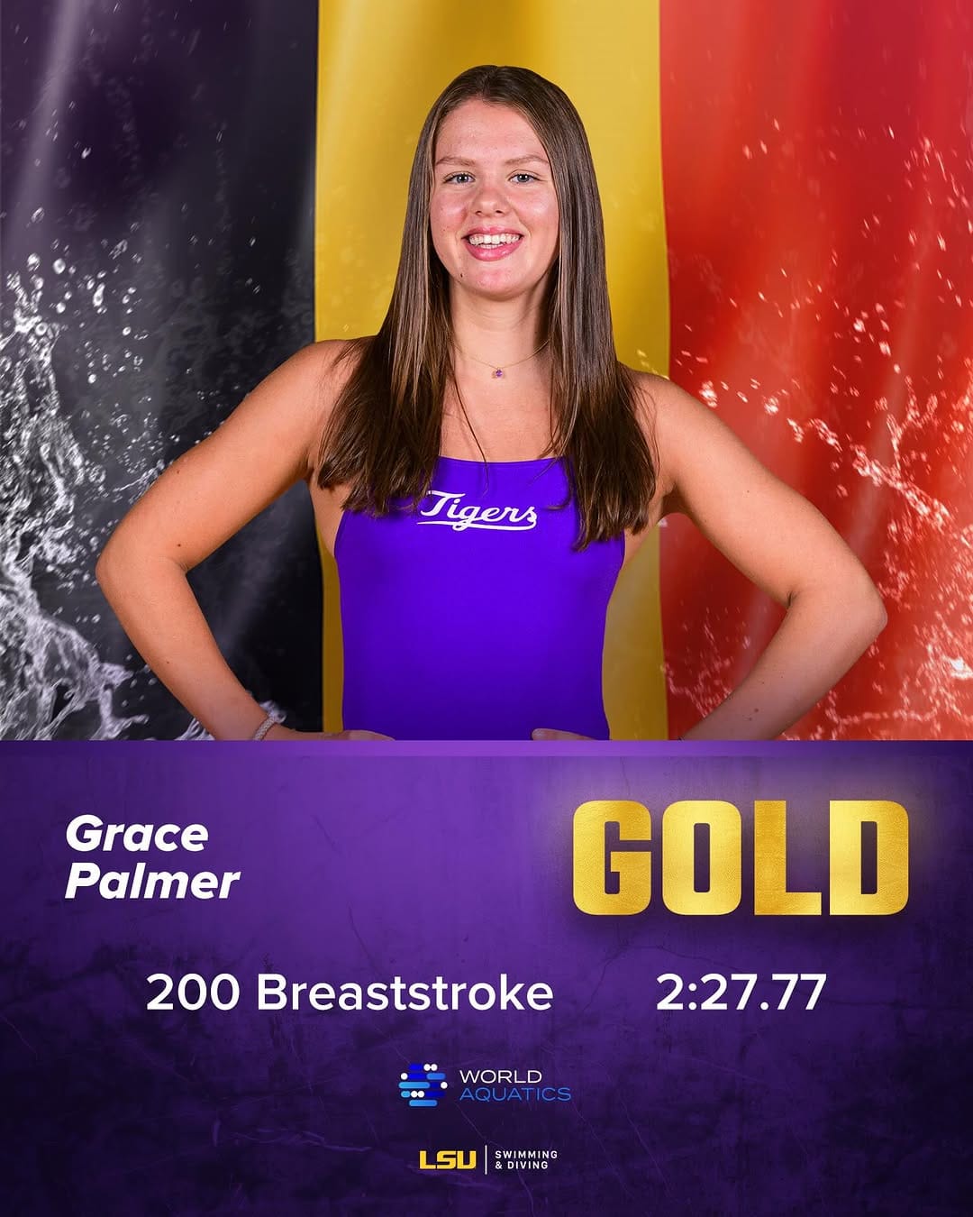 Post 8 by LSU Swimming & Diving on Instagram (carousel)