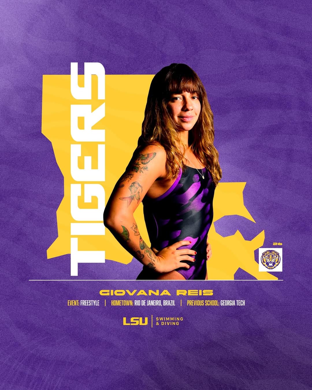 Post 4 by LSU Swimming & Diving on Instagram (image)