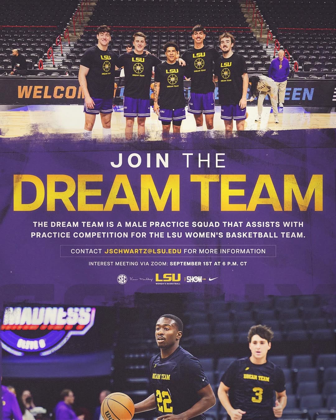 Post 8 by LSU Women's Basketball on Instagram (image)