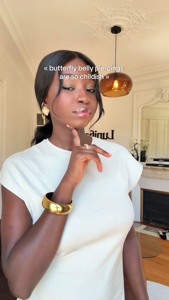 Post 3 by Lunifia | Unique piercings on TikTok (video)