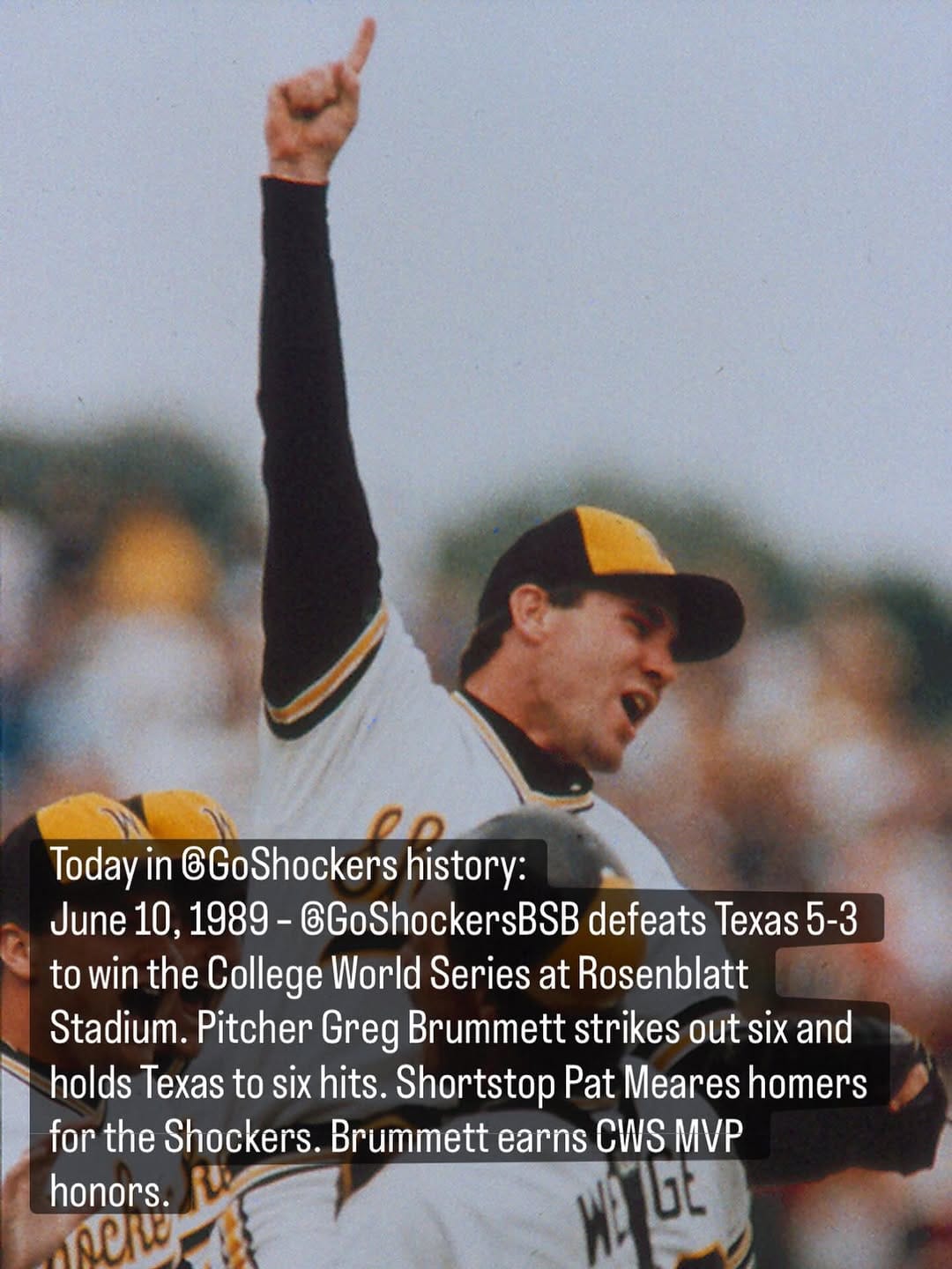 Post 4 by Wichita State Baseball on Instagram (image)