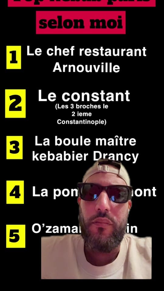 Post 10 by Monsieur food on TikTok (video)